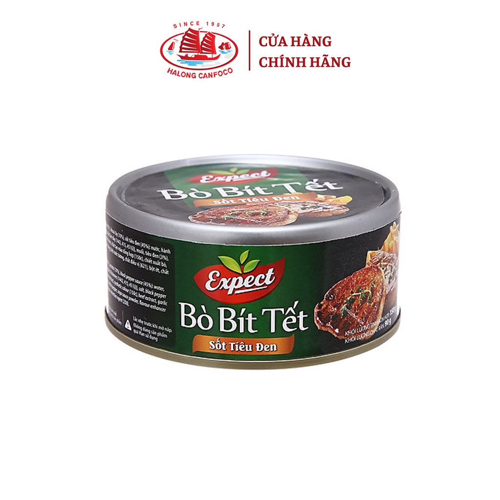 Bò bít tết sốt tiêu đen 150g Đồ Hộp Hạ Long