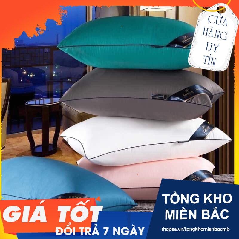 Ruột Gối Đầu Cao Cấp Pillow Nhiều Màu Kích Thước 45x65cm