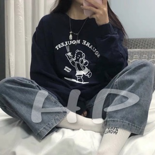 Áo gấu SQUA dài tay THG876