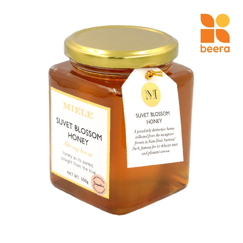 Mật Ong Nguyên Chất Hoa Sú Duyanhbee Beera làm đẹp da, giảm đau họng (500g)