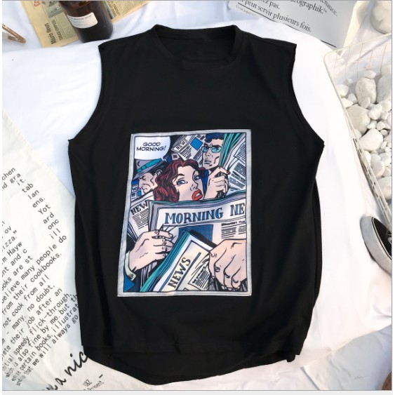 Áo tanktop - tanktop cotton thoáng mát unisex nam nữ đều mặc được