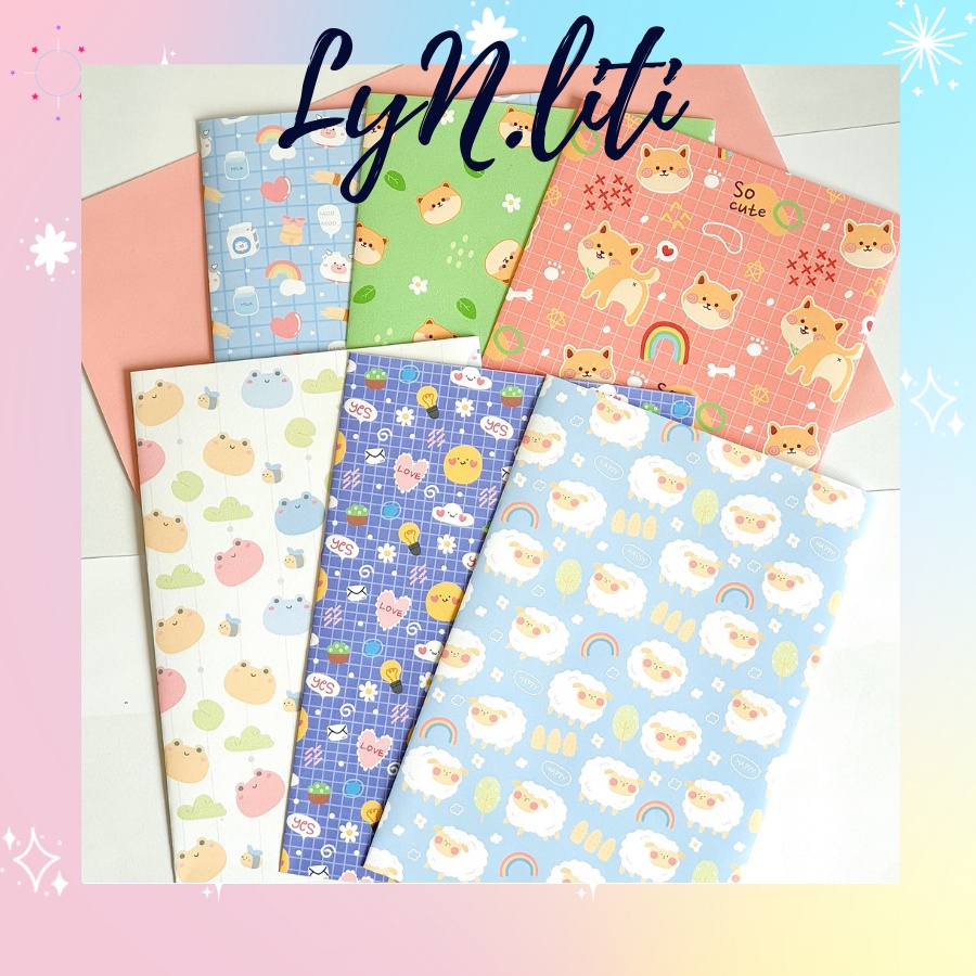 Cừu - Túi giấy gói hàng kích thước 14*20cm gói hàng, đựng quà, đa năng hình ảnh dễ thương