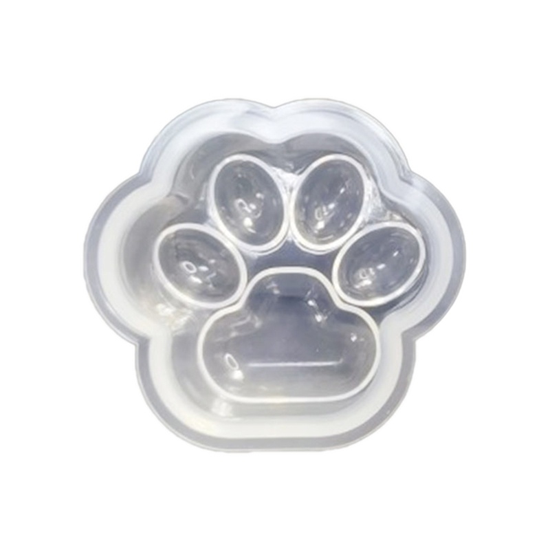 Sa Khuôn Nhựa Hình Dấu Chân Mèo Làm Trang Sức Thủ Công