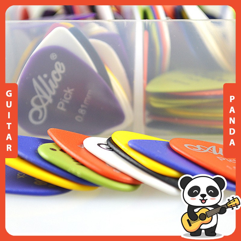 Pick Guitar Alice | Móng Gảy Đàn Guitar Alice | Pick Nhám | Cao Cấp