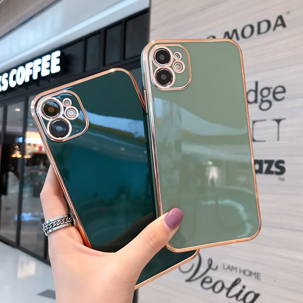 Ốp điện thoại TPU mềm kiểu máy ảnh cho Iphone 12 Pro Max Mini 11 Pro Max X Xs Max Xr 8 7 Plus