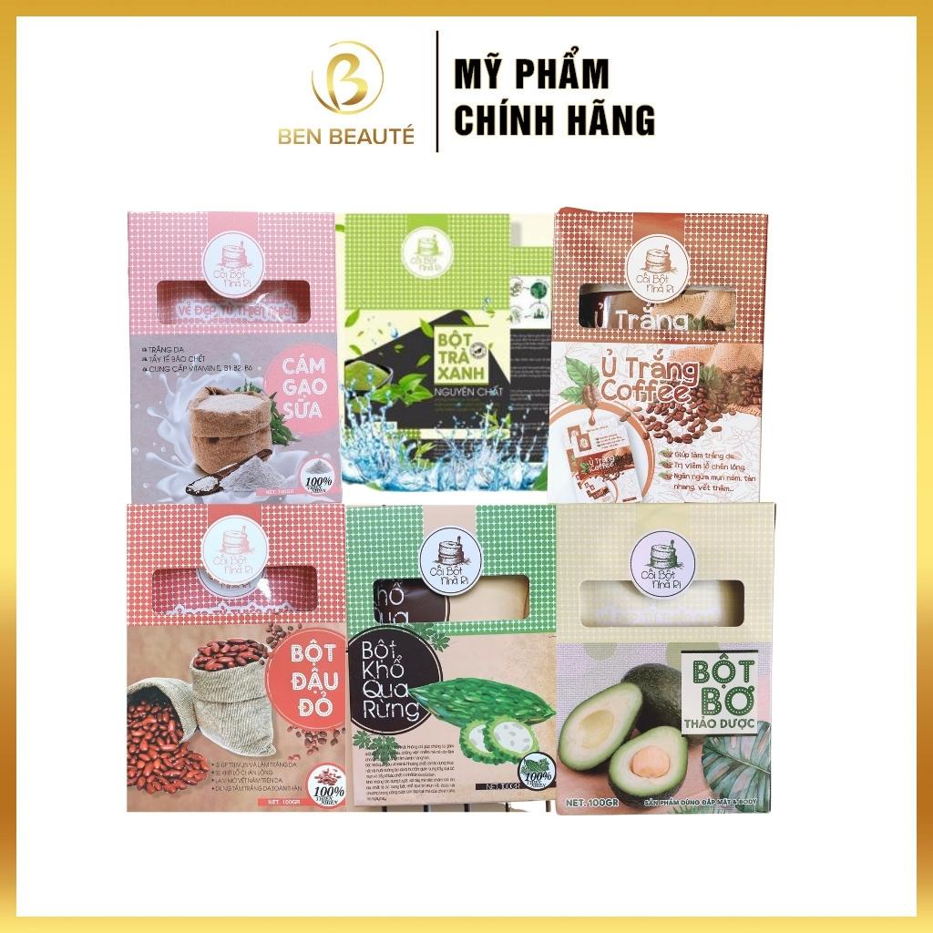 Bột Làm Đẹp Thiên Nhiên Cối Bột Nhà Ri 100gr