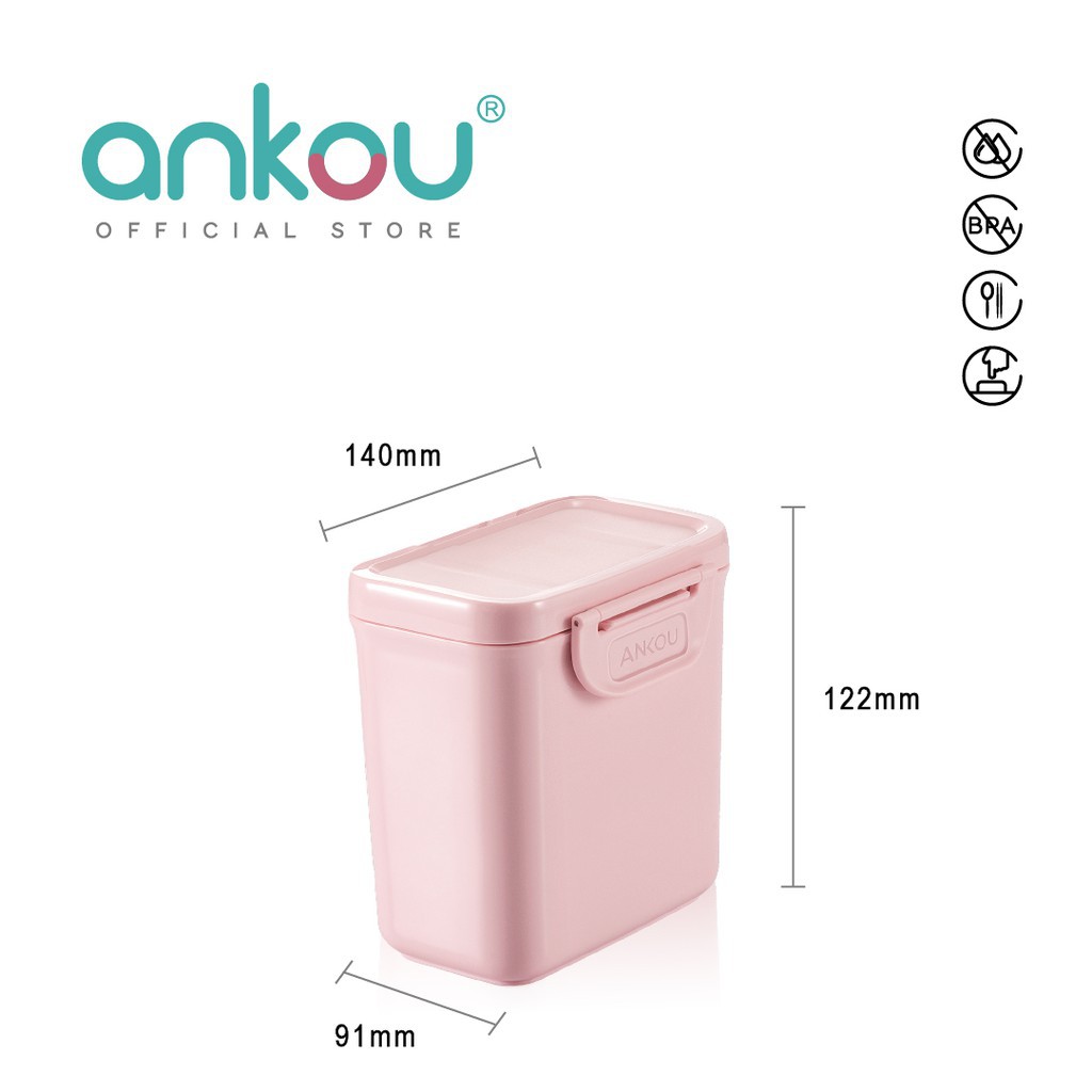 ANKOU Hộp Đựng Sữa Bột Mini Cầm Tay Tiện Lợi | BigBuy360 - bigbuy360.vn