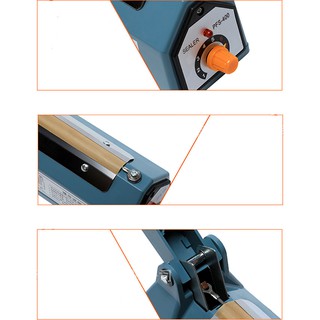 Máy hàn miệng túi, máy ép miệng túi PFS-400 đa năng dán túi nilon, zip bạc, túi giấy craft