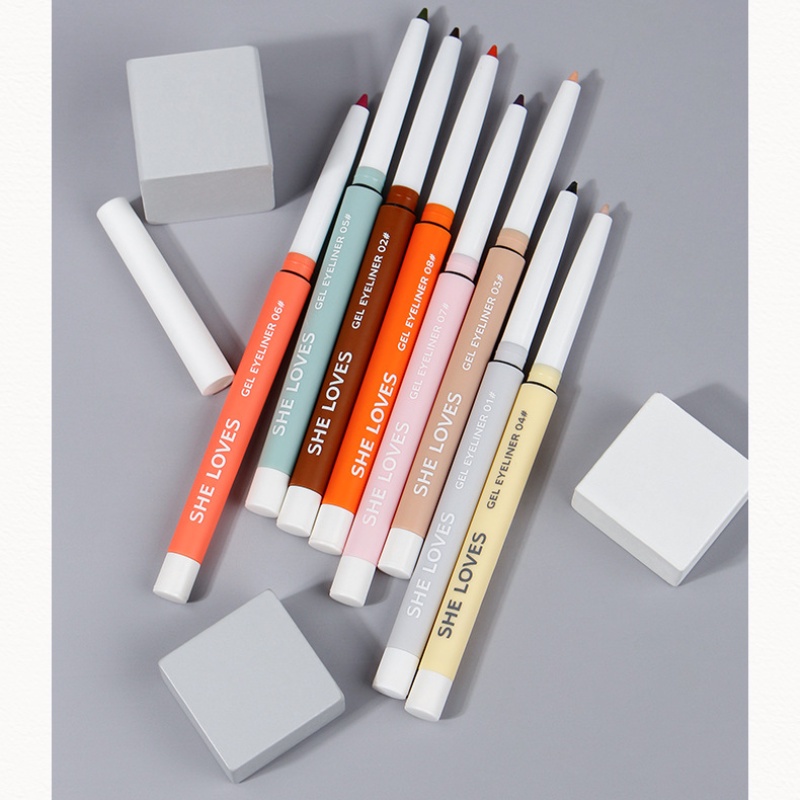 [Hàng mới về] Bút kẻ mắt SHE LOVES màu sắc thời trang siêu mịn chống thấm nước lâu trôi không nhòe