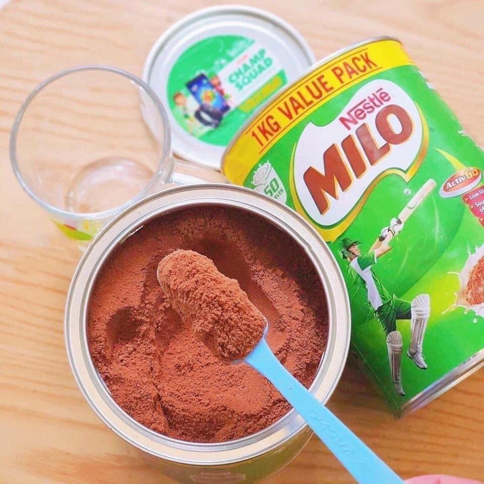 Sữa bột MILO Úc 1kg dành cho người lớn và bé trên 2 tuổi [ DATE 06/2022]