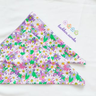 Cột tóc Triangle Turban hoa/ Bandana
