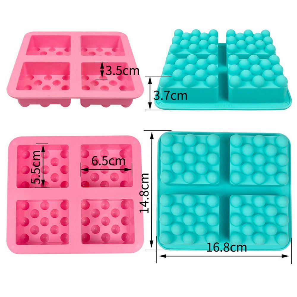 MAG Khuôn Silicone Làm Xà Phòng Handmade 3D 4 Ô