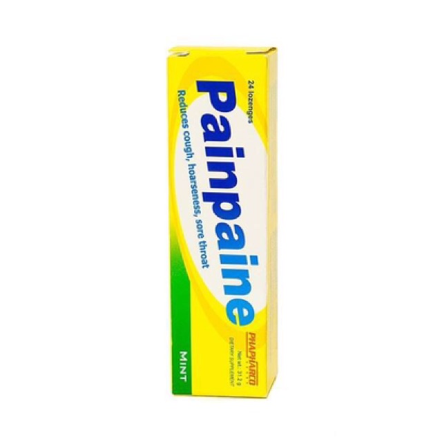 Viên ngậm giảm ho và đau rát họng Painpaine