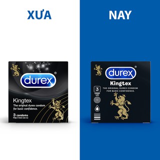 Bao cao su Durex Kingtex 3 bao