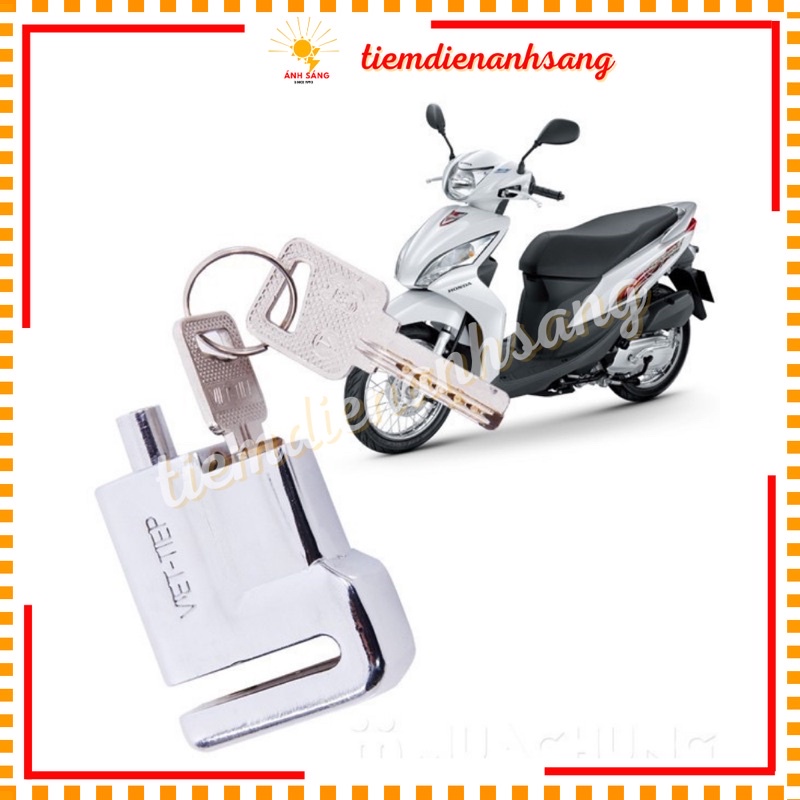 Ổ khoá đĩa cho xe máy chống trộm VIỆT TIỆP chính hãng | Tiệm điện Ánh Sáng