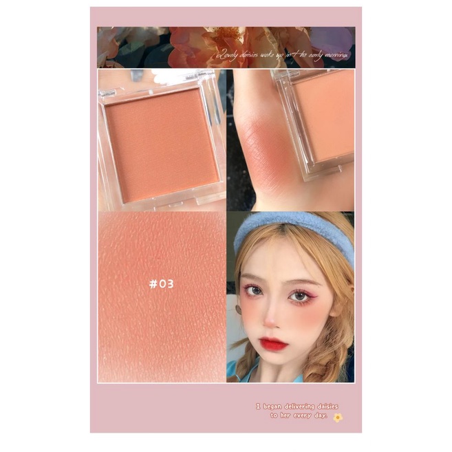 [Hàng mới về] Phấn má hồng 6 màu tùy chọn tự nhiên lâu trôi | BigBuy360 - bigbuy360.vn