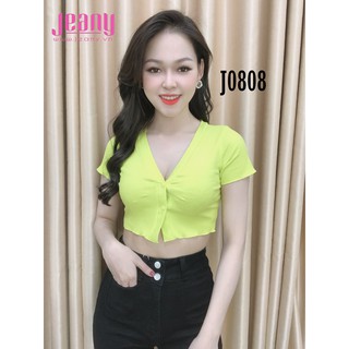 Áo Thun Cardi 2 Nút J0808 - Jeany