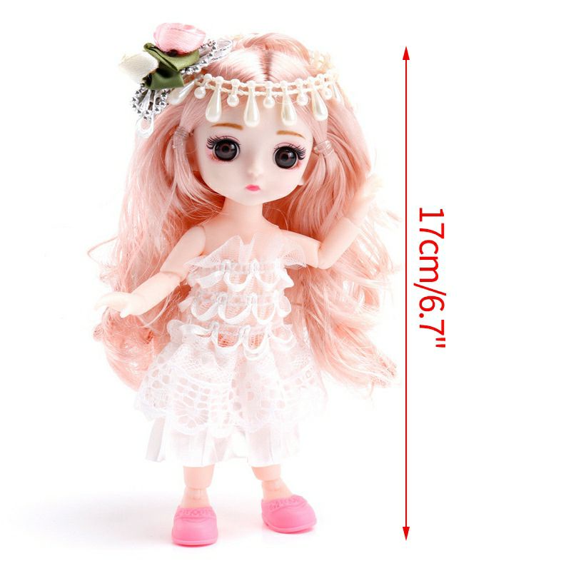 Búp Bê Elsa Anna Hộp 6 Búp Bê Chibi Hàng Cao Cấp Cho Bé Gái