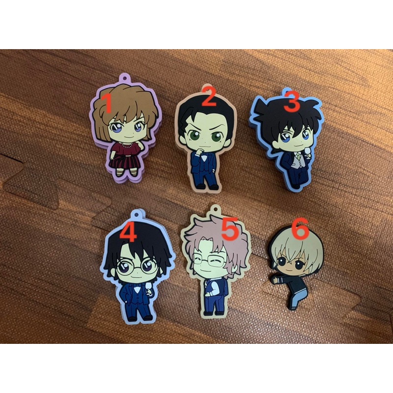 Tổng hợp móc chìa khoá cao su Thám tử lừng danh Conan rubber keycharm