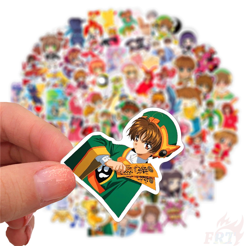 Bộ 100 hình dán anime thủ lĩnh thẻ bài Sakura