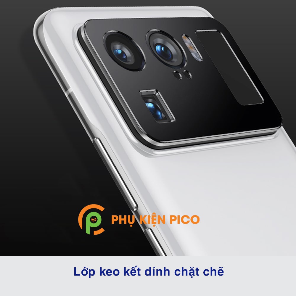 Dán camera Mi 11 Ultra khung kim loại bảo vệ an toàn camera sau - Ốp viền camera Xiaomi Mi 11 Ultra