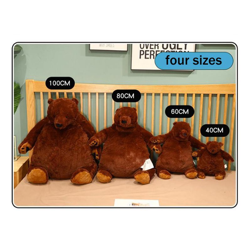 Gấu Bông ikea Khổng Lồ 100cm Dễ Thương Cho Bé