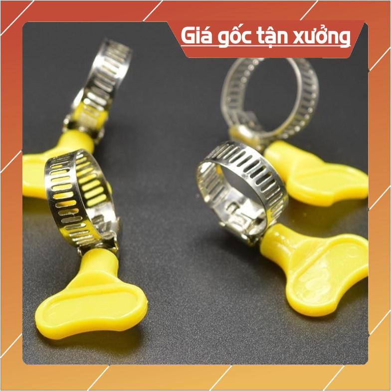 Cổ dê, đai siết ống inox có tay vặn -  đủ size - dùng để siết ống tiện lợi dễ sử dụng chắc chắn siêu bền