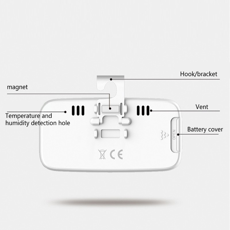 Máy Đo Nhiệt Độ Màn Hình Kỹ Thuật Số Chống Thấm Nước Cho Tủ Lạnh Max / Phút