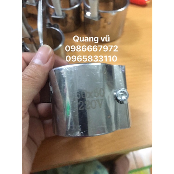 Vòng nhiệt,vòng gia nhiệt ,vòng ốp nhiêt phi 75 phi 80 điện 220v