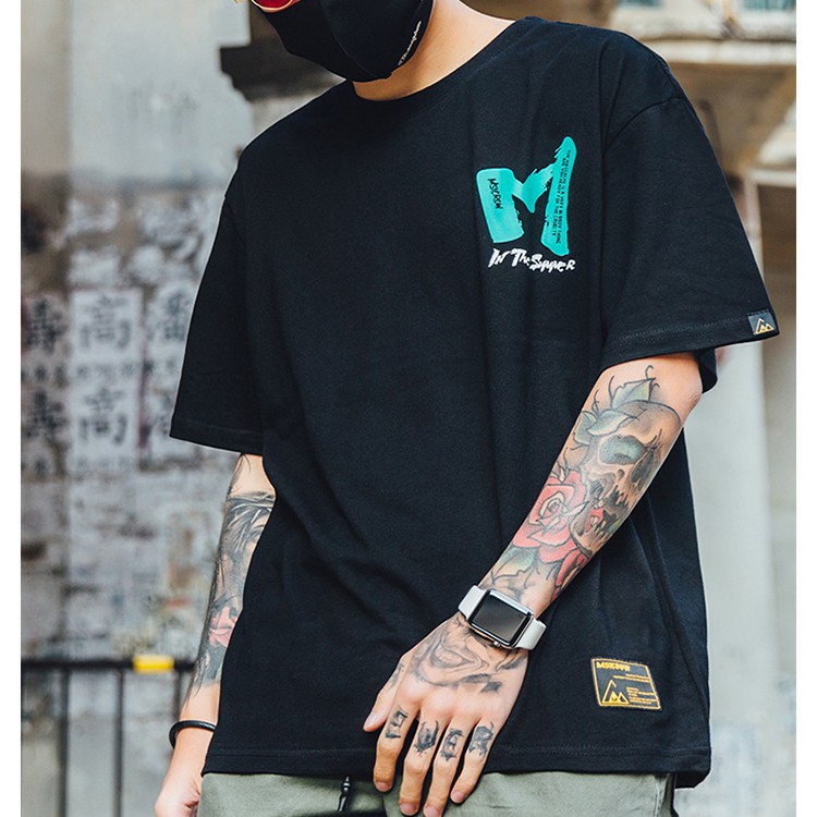 [ Hip Hop / Ảnh thật ] Áo thun nam, thun unisex, thun tay lỡ, thun form rộng họa tiết độc nhất | BigBuy360 - bigbuy360.vn