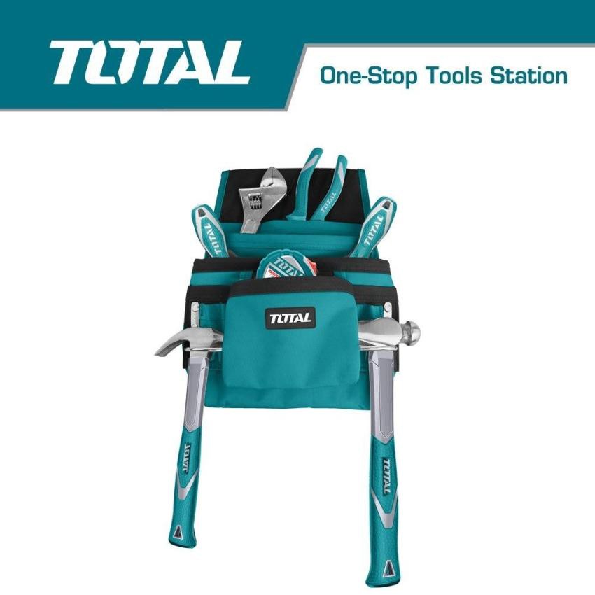 Total Túi đựng đồ nghề thắt lưng 320mm x 280mm 12inch Tools Bag THT16P1011