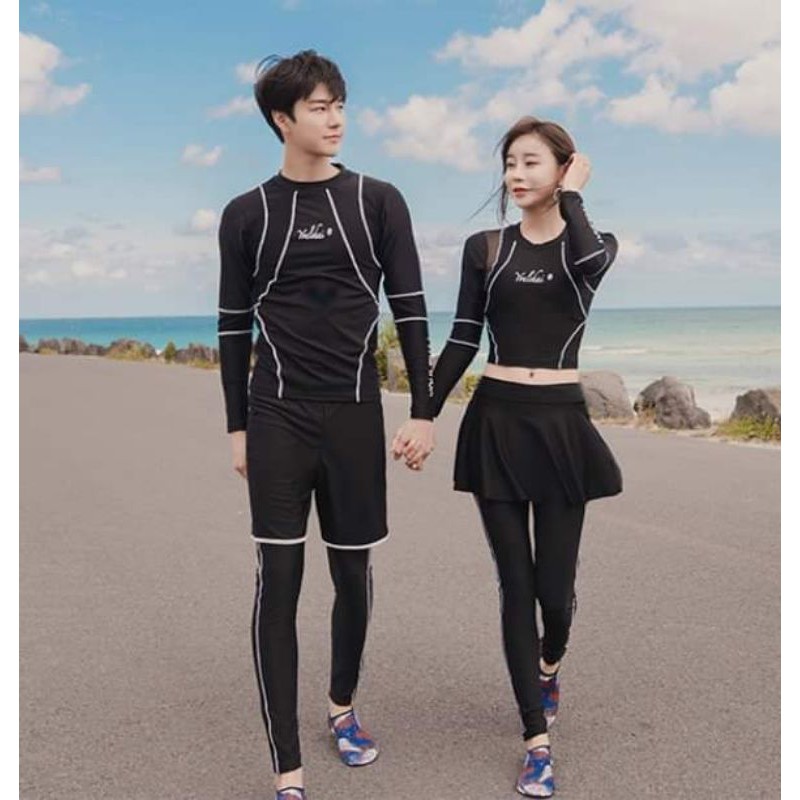 BikiniStoreVn : Đồ Bơi Tay Dài Quần Dài Couple ANi9