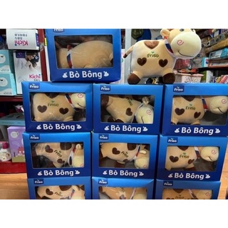 Bò bông Friso 28cm siêu mềm mịn cho bé- hkm sữa Friso
