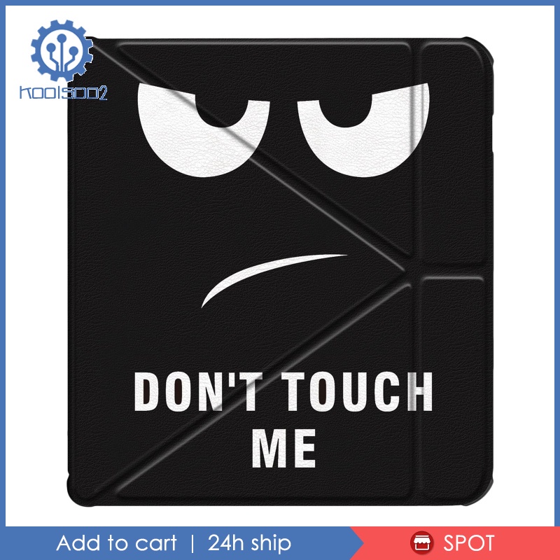 PU Leather Lightweight E-reader Protector Cover for Kobo Libra H2O Type 1