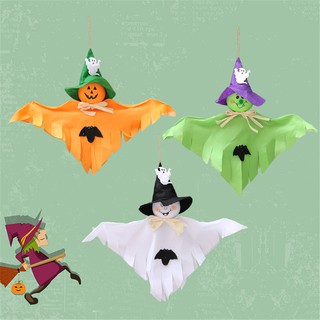 Mô hình con ma bí ngô nhân tạo dễ thương dùng để treo trang trí halloween