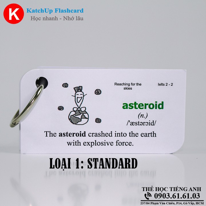 COMBO Flashcard IELTS – 3 loại giấy