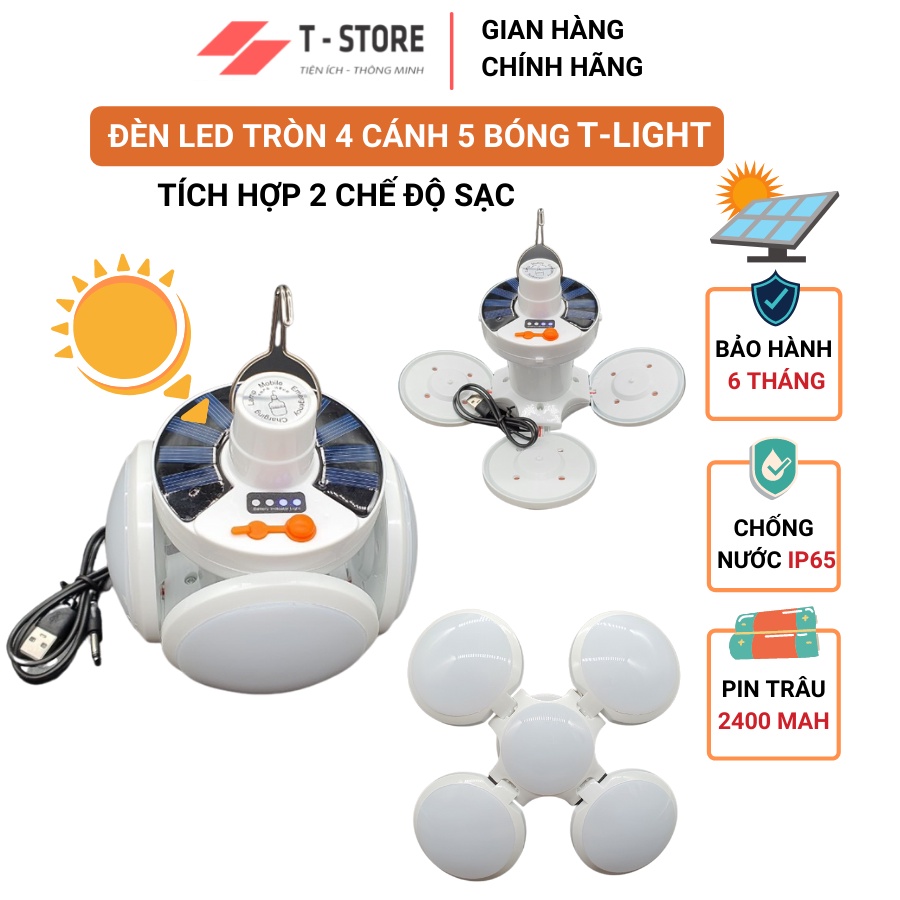 Đèn led quả bóng trang trí năng lượng mặt trời T - light giải pháp cho không gian mở