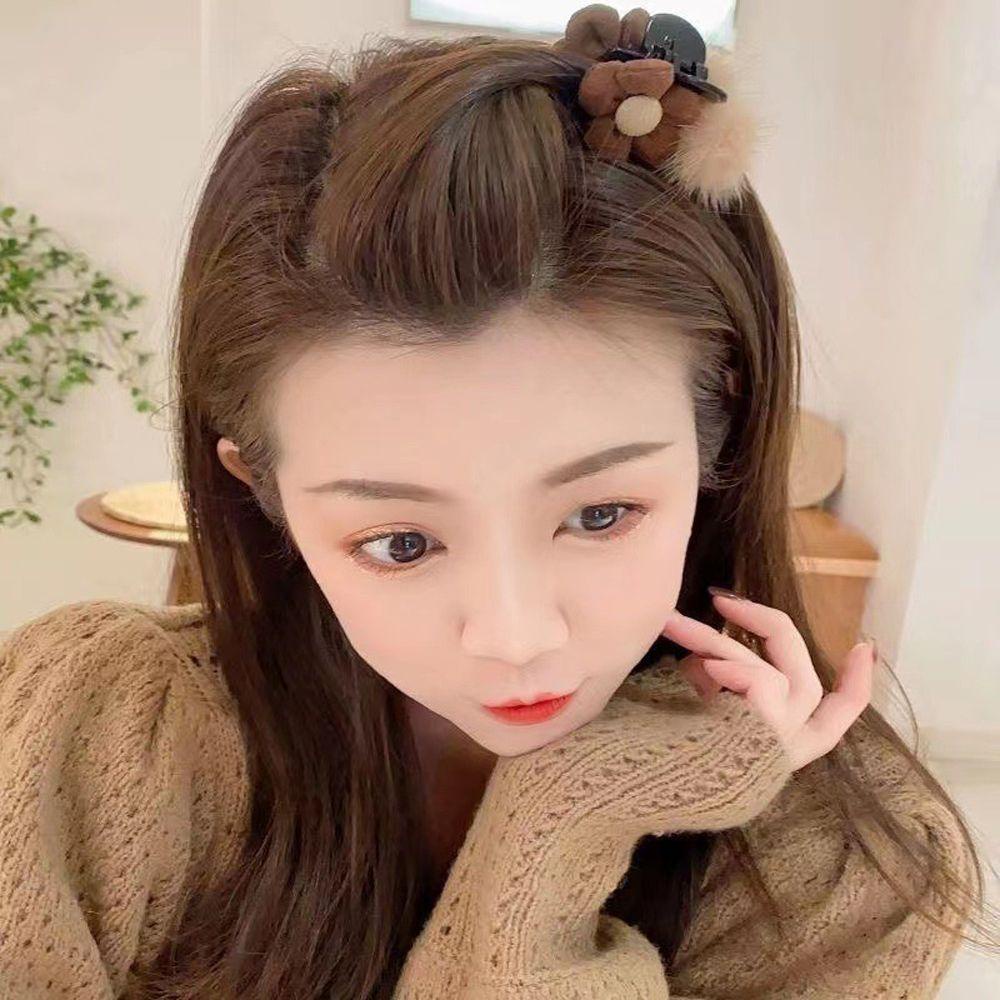 Kẹp Tóc Hoa Bông WMES15H Phong Cách Hàn Quốc Dễ Thương Dành Cho Nữ