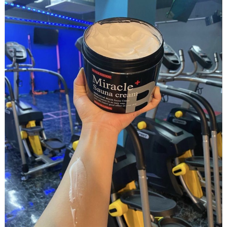 Kem Tan Mỡ Nhiệt Lạnh tặng đai quấn phiên bản đen Sauna Cream số 1 Hàn Quốc