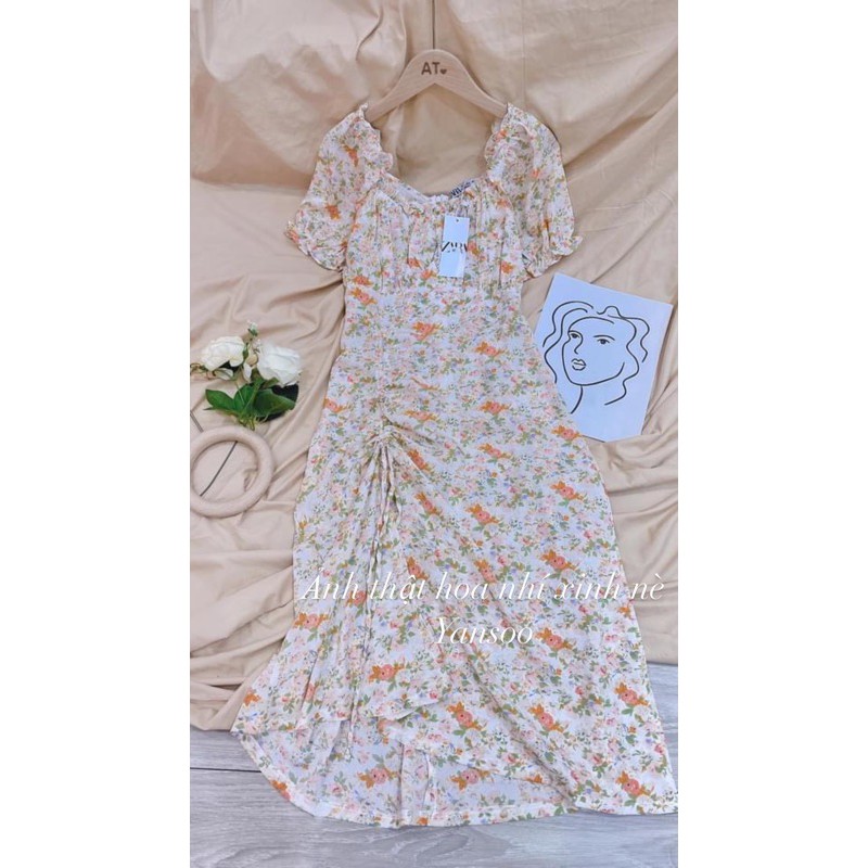 ❌Hot.🍑Siêu phẩm Váy hoa nhí qc MÀU vintage cực đẹp như nàng thơ - Mẫu váy full size HÓT NHẤT SHOP