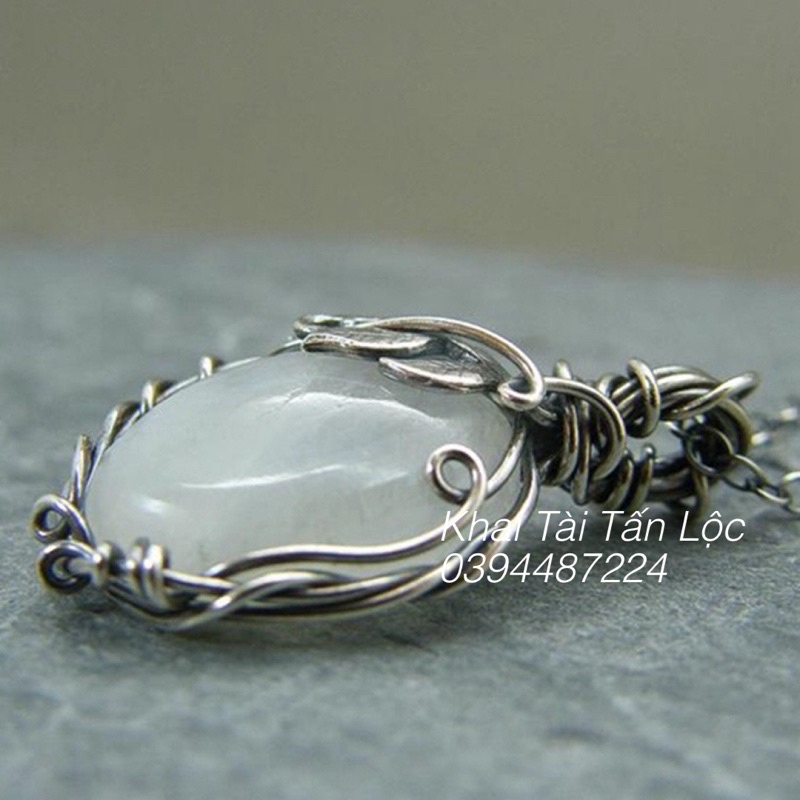 Mặt dây chuyền đá mặt trăng tình yêu hoà hợp