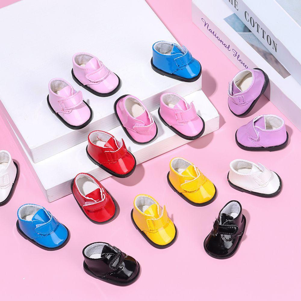 Giày Búp Bê Bằng Da PU Xinh Xắn Dành Cho Búp Bê