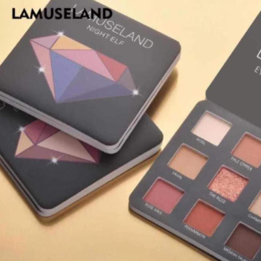 TL - ndk13 Bảng phấn mắt  9 màu sắc lấp lánh kèm cọ # 303 | BigBuy360 - bigbuy360.vn