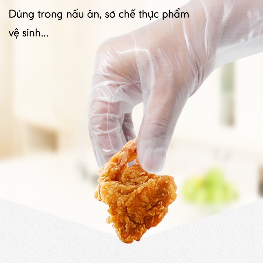 [Hộp 100] Găng Tay Victoria Chất Liệu TPE Không Mùi Siêu Dai