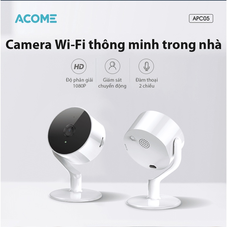 Camera Wifi Thông Minh Acome APC05 Độ Phân Giải 1080P
