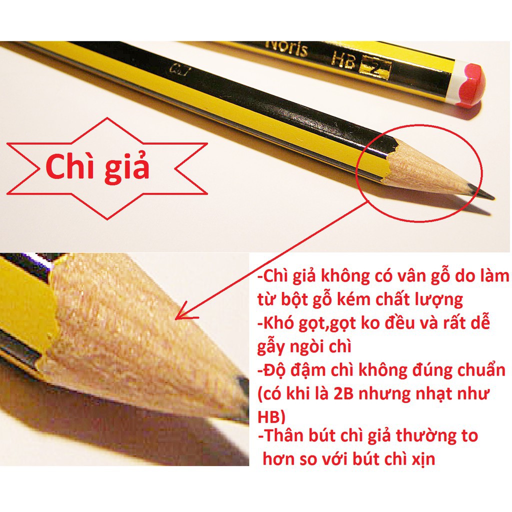 Hộp 12 chiếc bút chì Đức STAEDTLER Noris 120 2B/HB  hàng xịn
