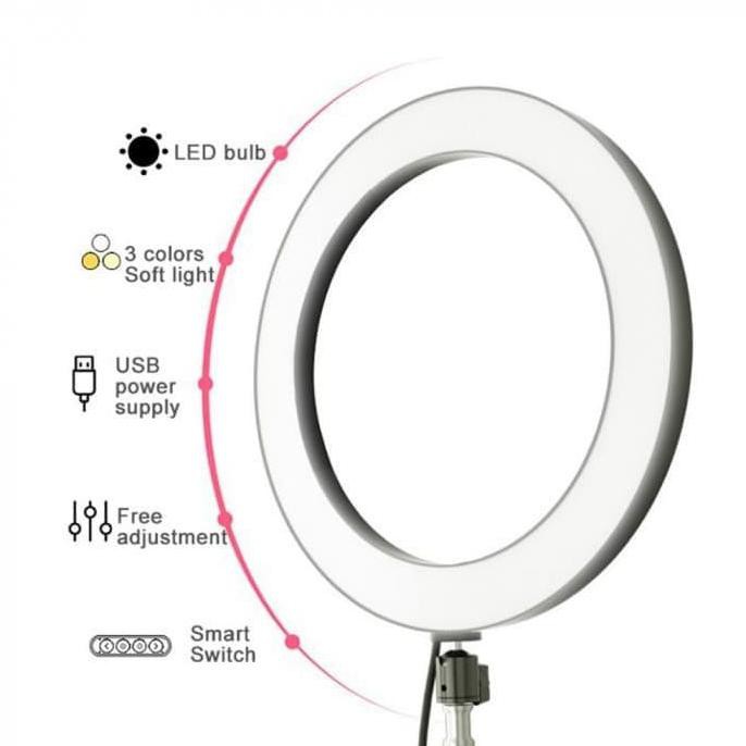 Đèn Led Tròn 26cm + Giá Đỡ Ba Chân Tp002 | BigBuy360 - bigbuy360.vn