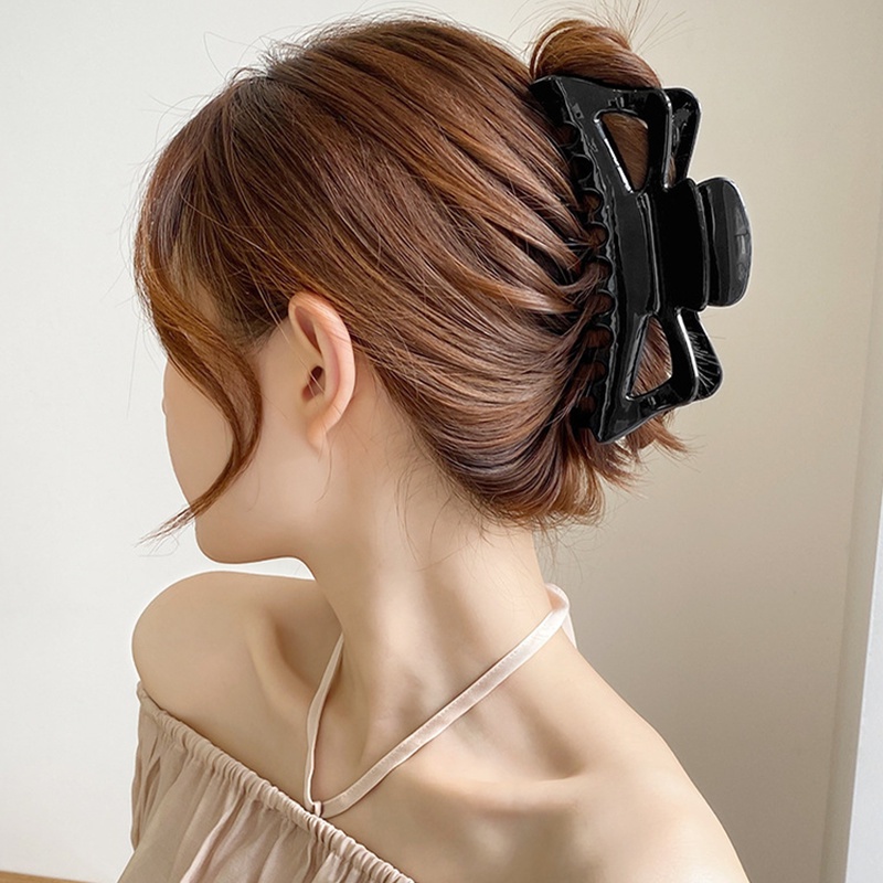 Kẹp Tóc Cá Mập 5Cm*14cm Thiết Kế Đơn Giản Thời Trang Cho Nữ