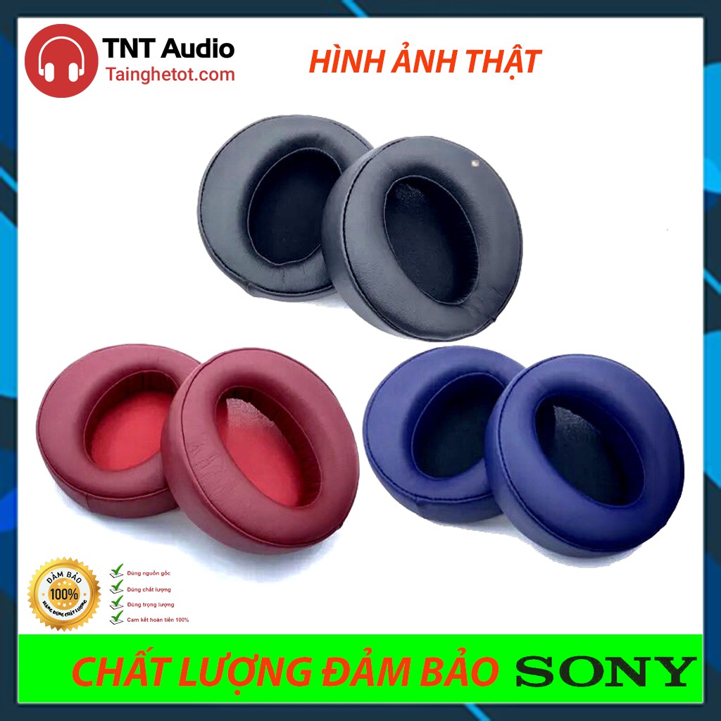 Đệm thay thế cho sony xb950bt , xb950b1 , xb950n1 ( 1 cặp )( pad da tai nghe sony mdr-xb950n1 , mdr-xb950b1, mdr-xb950bt