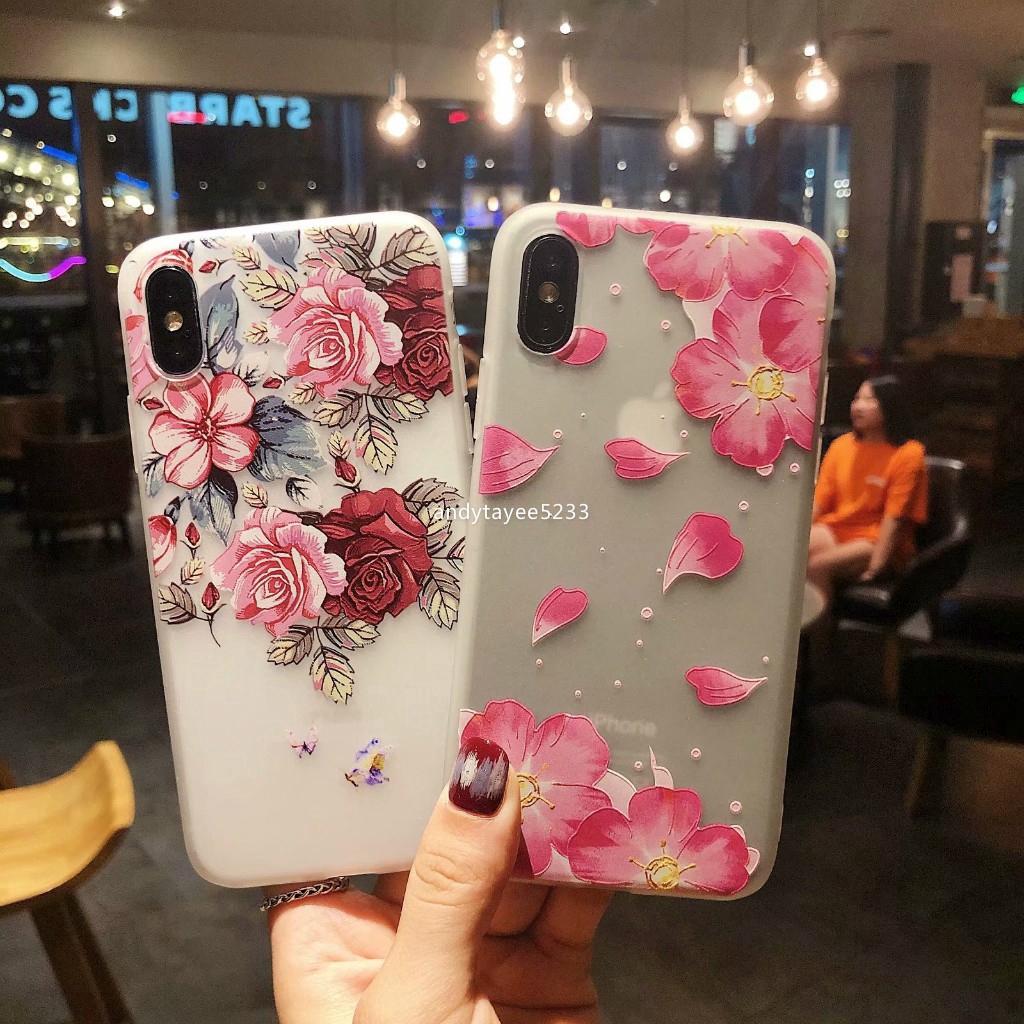 Ốp Điện Thoại Mềm In Hoa Cho Oppo A92 A53 2020 RealmeC11 C15 A9 2020 F11pro F11 A5s A3s A312020 F9 F7 F5 F1s A37 A57 A71 A77 A83 A5 A3 R9s